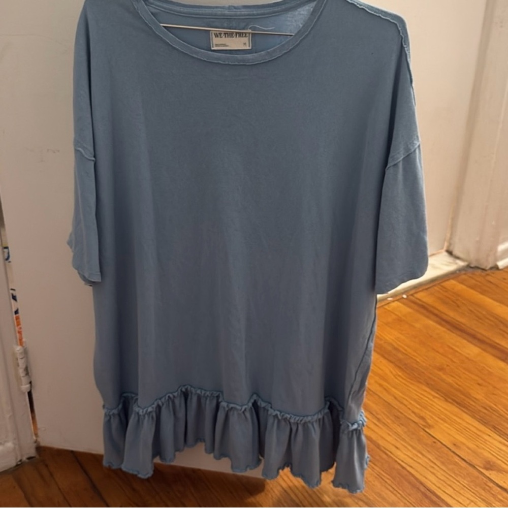 We The Free Why Yes Blue Tee-NWOT - Picture 4 of 5
